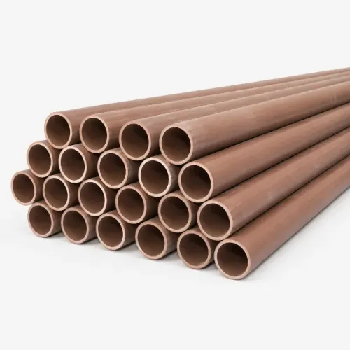 Tubo PVC Marrom 60mm 6 Metros - R$ 68,00 a unidade