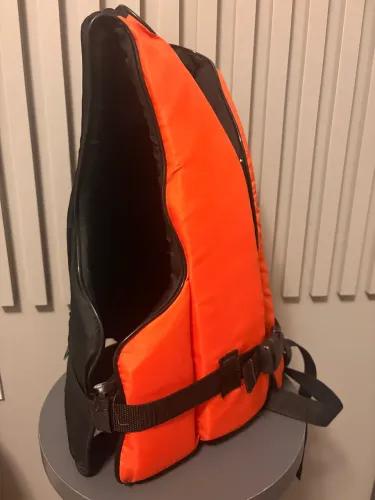 Colete Salva-Vidas Infantil - Marca Joga - até 40 kg com Zíper e Cinta Entreperna