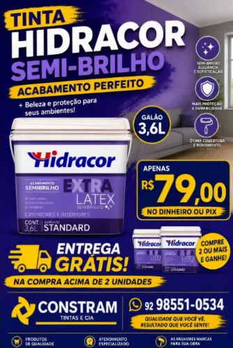Tinta SEMI-BRILHO diversas cores 3,6ml