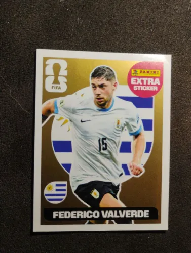 Figurinha Legend Extra Sticker Federico Valverde Ouro