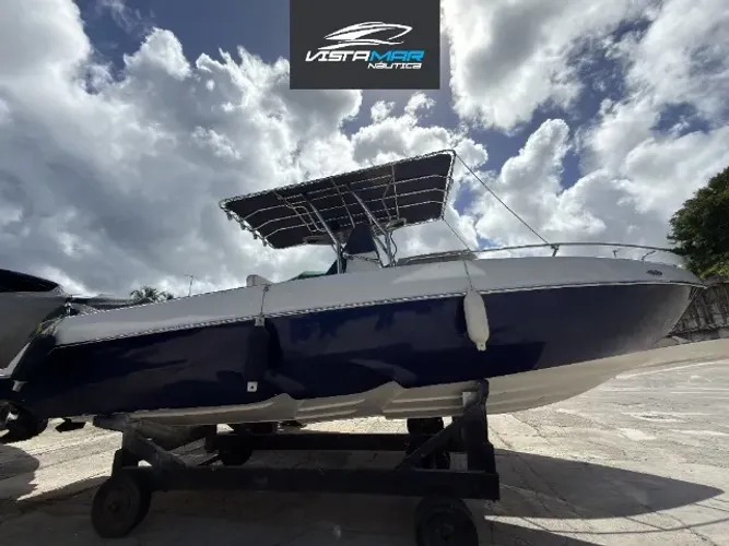 Lancha Sea Crest Fishing 24.5 com motor parelha Mercury Seapro 115 hp 4T 2023