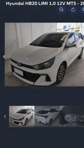 Hyundai HB20 Limited 1.0 Flex 12V Mec. 2023