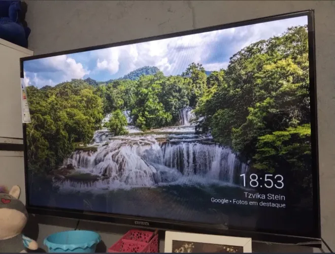 Smart TV Aiwa 32?, Android, HD, Borda Ultrafina, HDR10, Dolby Áudio