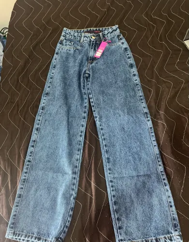 Calça Wide Leg Marmorizada Premium-tam 34 (nunca usada)