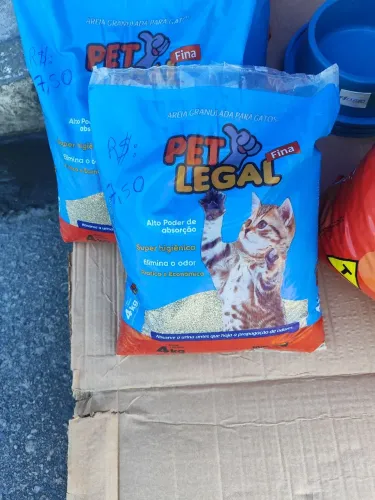 Areia pra gato