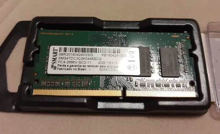 Memória RAM Notebook 4gb 2666mhz