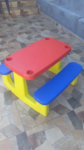Mesa Infantil Tramontina Pic-nic em Polipropileno Colorida