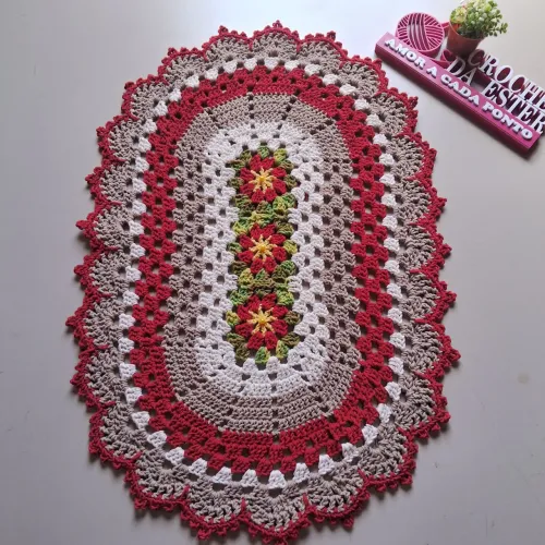 Tapete de crochê