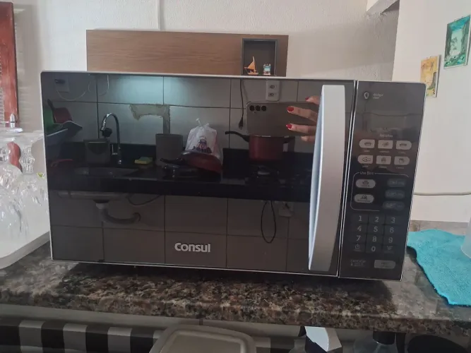 Micro-ondas Consul 20L Espelhado 220V - Maracanaú (Leia a descrição)<br>