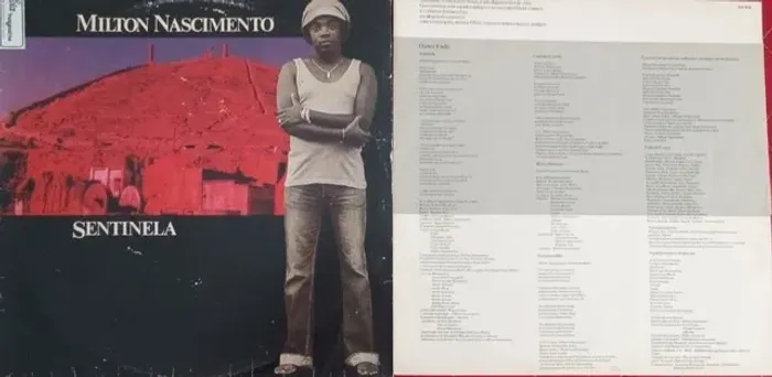 Vendo apenas a capa + encarte do disco Sentinela do Milton Nascimento (Nao vai o disco)