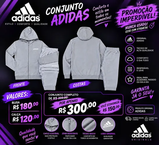 Conjunto Adidas