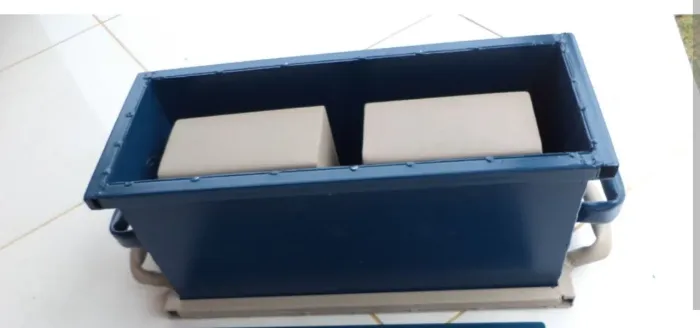 Forma de bloco de cimento