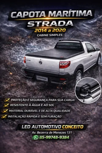 Capota Marítima Strada cabine Simples 2014 até 2020