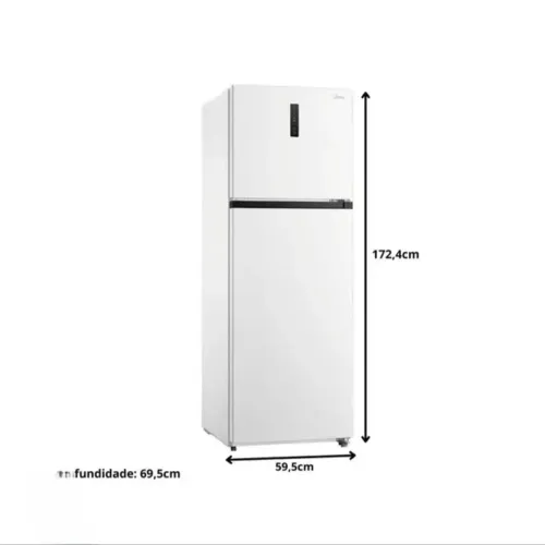 Geladeira Branca 347L Midea (1 ANO DE USO)