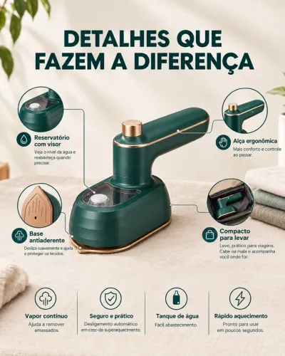 Vendo mini ferro de passar roupa