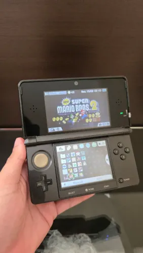 Nintendo 3DS OLD Desbloqueado "IMPECÁVEL", +64gb lotado de jogos, +carregador original!!!