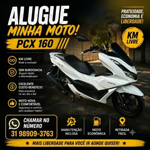 Aluguel de moto pcx 160