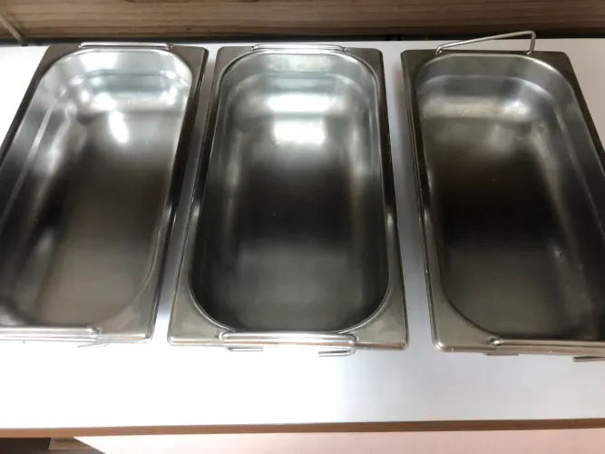 03 cubas retangular gastronomia de inox