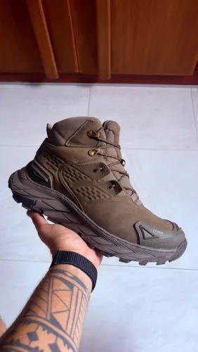 Bota Coturno couro