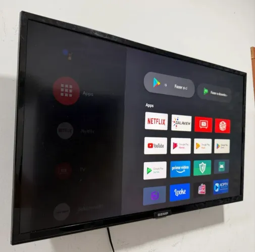 Smart Tv Android sistema parecido com celular 