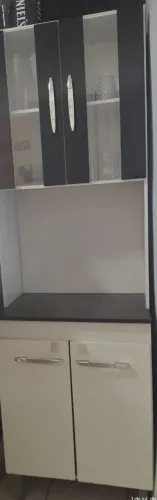 Armário de cozinha 3 peças. Balcão + aéreo+ cristaleira 