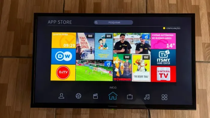 TV Smart Panasonic LED 40" Full HD + Antena Digital Completa - Pronta para Usar!