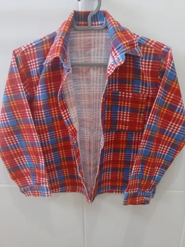 Camisa xadrez infantil 