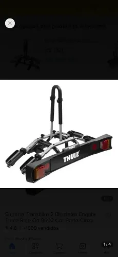 Rack thule Rideon 2 bicletas transbike