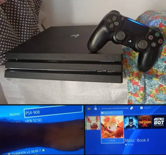 PS4 PRO destravado 12.50 - Leia descrição