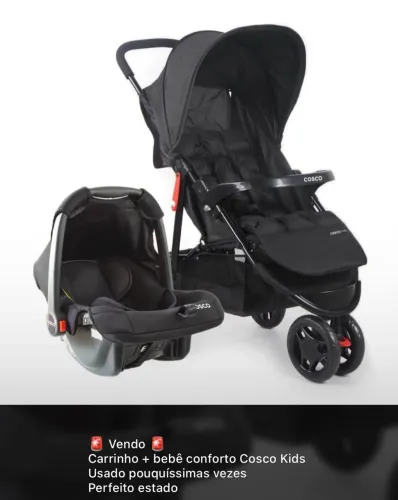 BEBÊ CONFORTO + CARRINHO 