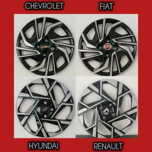 Calotas Esportivas para Carros da  Chevrolet, Fiat, Hyundai HB20
