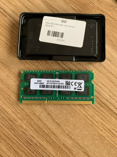 Memória DDR3 8GB Notebook nunca usada