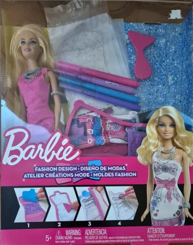 Boneca Barbie Fashionista Mattel componentes originais