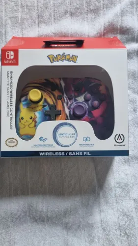 Controle Powera Sem Fio Nintendo Switch Pokemon Pikachu
