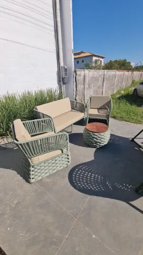 Jogo de sofa corda náutica