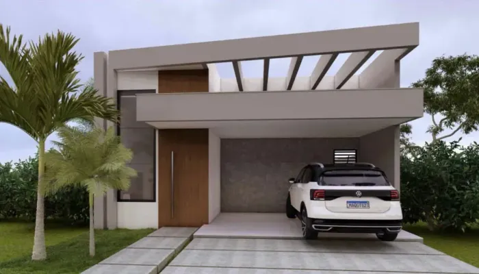 Casa 3/4 com Suíte e Closet  Condomínio Jardim dos Girassóis