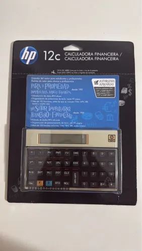 Calculadora HP 12C Gold original nova lacrada na caixa com garantia 