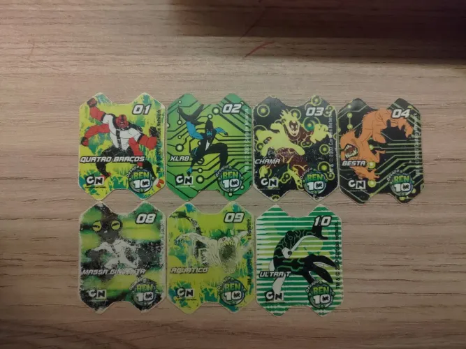 Lote Cards Ben 10 Não Elma Chips