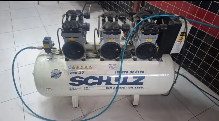 Compressor odontológico csd 27/200 isento de óleo
