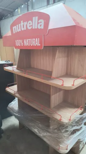 Expositora para produtos nutella