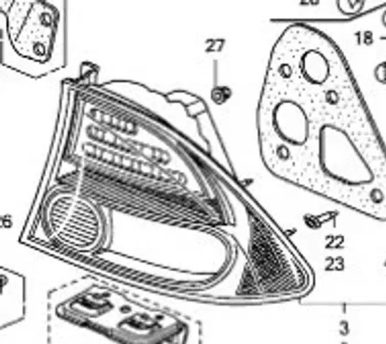 Conjunto Faróis e Lanternas Originais Honda New Civic 07/11