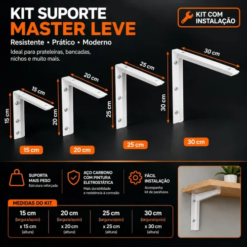 Kit suporte Master leve