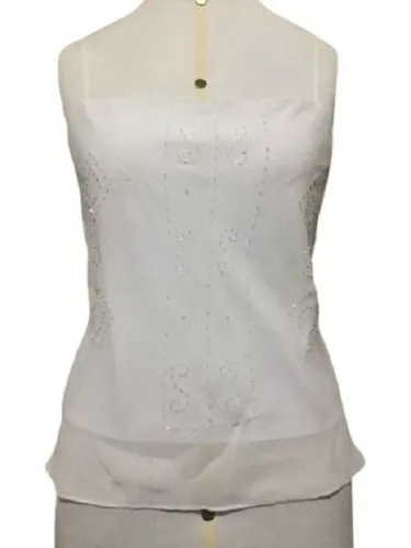 Blusas Regata Kit Com 3 Unidades Tamanho P Musseline e Viscose