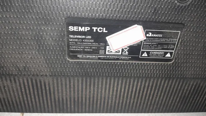 Tv tcl 43