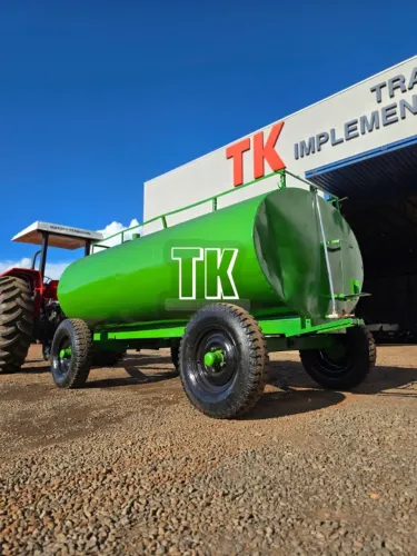 cod. 1457 CARRETA TANQUE DIESEL 5.000 LITROS 2 EIXOS - Tk Tratores Nova Andradina-MS