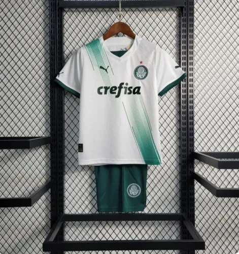Conjunto Infantil Palmeiras 23/24 Branco 26 10/11 Anos