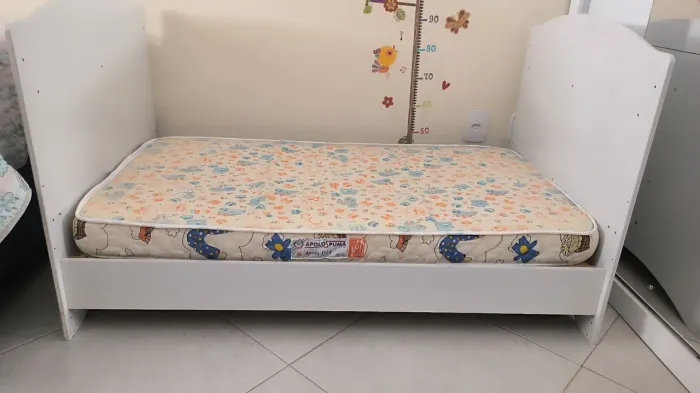 Berço/Cama Infantil 3 em 1 Branco