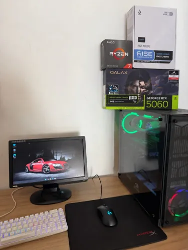 Computador Gamer Ryzen 7 + RTX 5060
