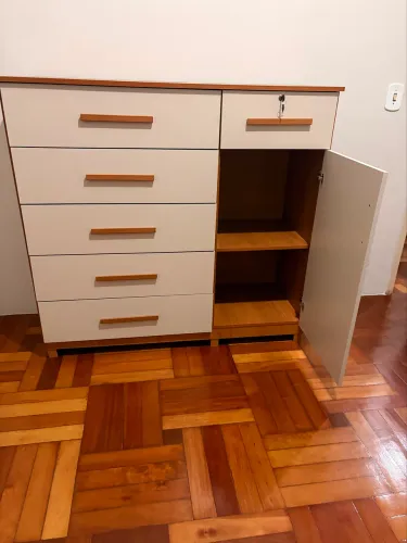 Cômoda 6 gavetas e sapateira