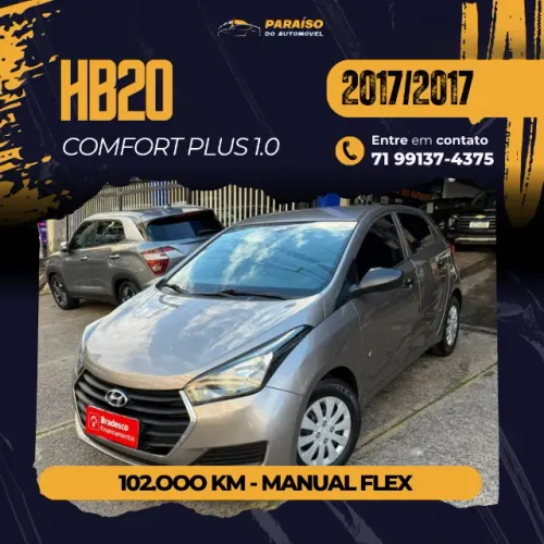 Hyundai HB20 Comf./c.plus/c.style 1.0 Flex 12V 2017